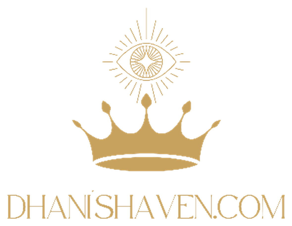 Dhani's Haven crown and seeing-eye emblem